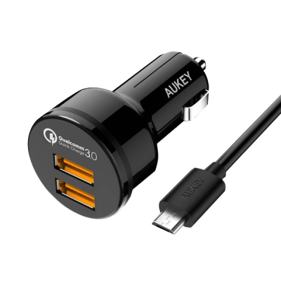Aukey Car Charger PD 36W 2-Port Black