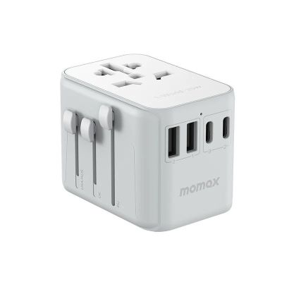 Momax 1-World PD35W 5 ports + AC Travel Adapter (White)