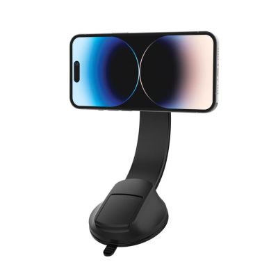 Momax Q.Mag Mount 5 15W magnetic wireless charging car mount (Black)