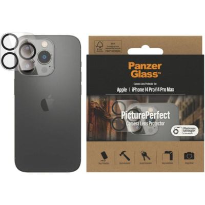 PanzerGlass Screen Protector + Case + Camera Protector iPhone 14 Clear