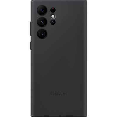 Samsung Galaxy S22 Ultra Silicone Cover Black
