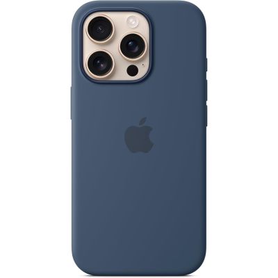 Apple iPhone 16 Pro Silicone Case with MagSafe / Denim
