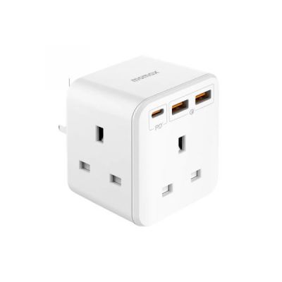 Momax OnePlug PD 20W 2A1C 3Outlet Strip White
