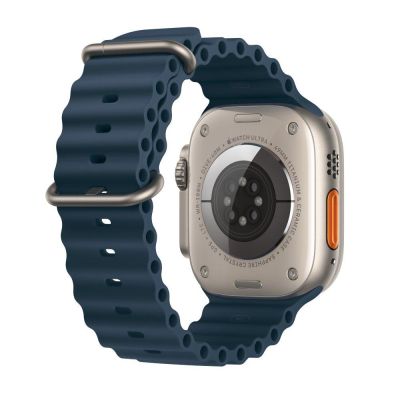 Apple Watch Series 9  Ultra 2 GPS + Cellular, 49mm Titanium Case with Blue Ocean Band