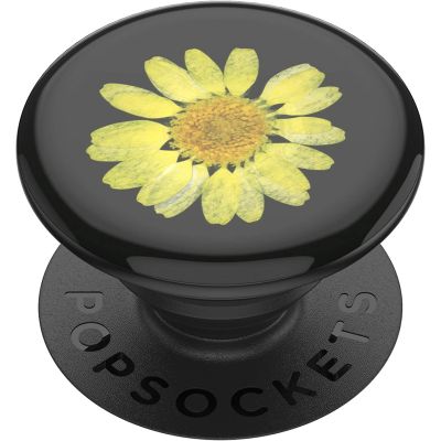 Popsocket Press Flower YellColorful Daisy Black