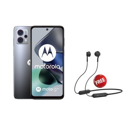 Motorola G23 6.5" 8Ram 128GB Matte Charcoal + MOTO SPORT HEADPHONES