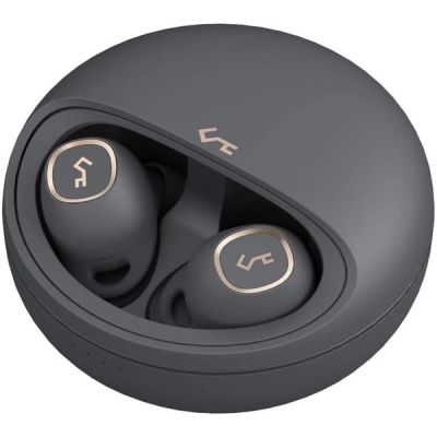 Aukey True Wireless Earbuds with Rechargeable Case Black