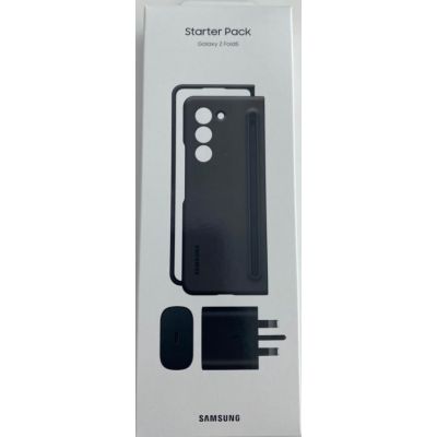 Samsug Galaxy  fold 5 Slim S Pen Case and Super Fast Charging
 25W Travel Adapter Bundle black