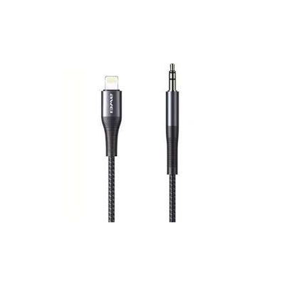 Awei Lightning to 3.5mm AUX Cable Black