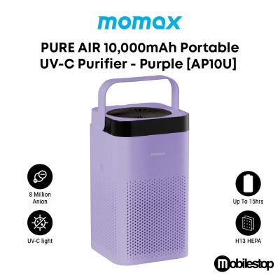 Momax Pure Air Portable UV Air Purifier -Purple