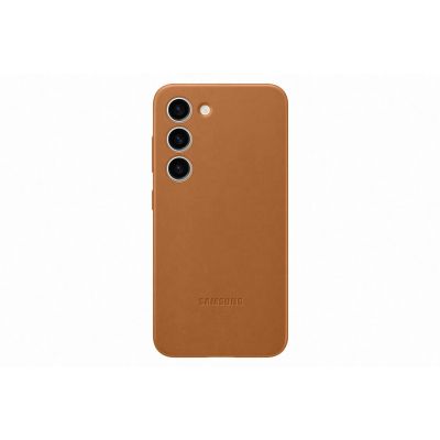 Samsung s23 Leather cover Camel