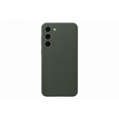 Samsung s23Plus Leather Cover Green