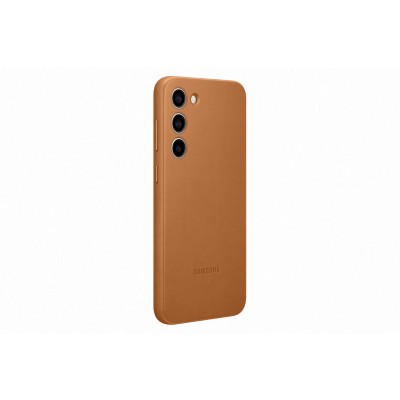 Samsung s23Plus Leather Cover Camel