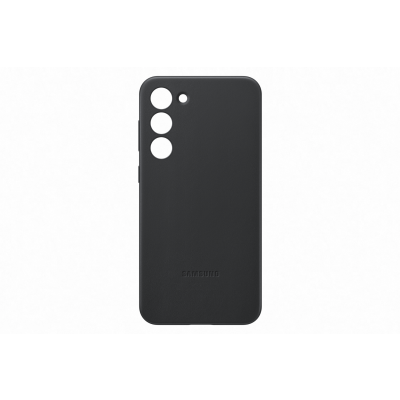 Samsung s23Plus Leather Cover Black