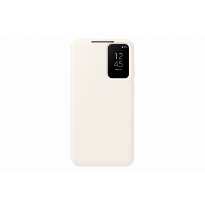 Samsung s23 Smart View Wallet Case Cream