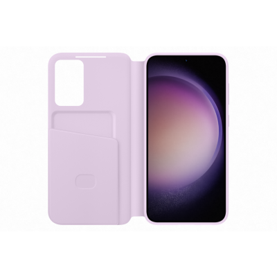 Samsung s23 Smart View Wallet Case Lavender