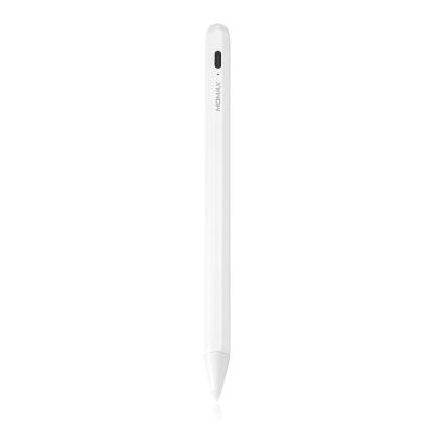 Momax Anti-Bacterial Active Stylus Pen (2-In-1 Compatible) White