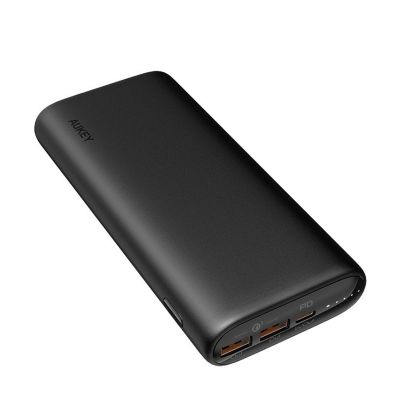 Aukey 20,000mAh 3-Port Power Bank with 45W PD Black