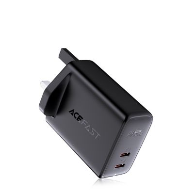 AceFast A12 PD 40W(USB-C+USB-C) Dual Port Charger Black