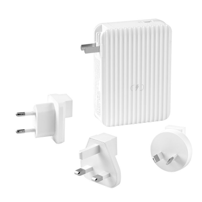Momax Q.Power Plug 65W Portable GaN Charger Universal White