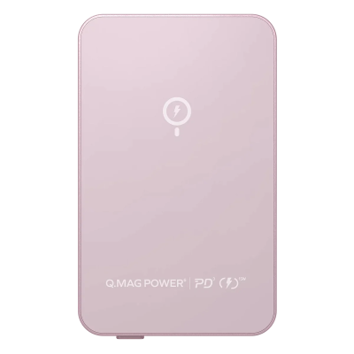 Momax Q.Power Go Mini Wireless Battery Pack Pink