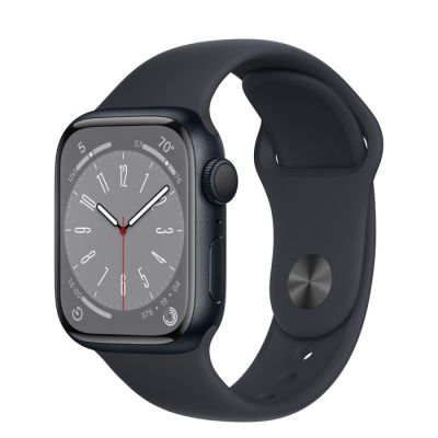 Apple Watch Series 8 GPS 41mm Midnight Aluminium Case With Midnight Sport Band - Regular