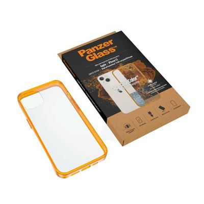 PanzerGlass ClearCase For iPhone 13 Pro Tangerine