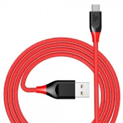 Tronsmart USB-C to USB-A 3.0 Fast Charging Cable-Red
