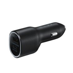 Samsung Car Charger 40W Dual Fast Charging (Max 25W + Max 15W) Black