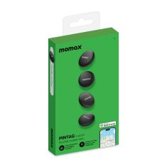 Momax PinTag Find My Tracker (4 pack) - black 