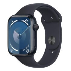 Apple Watch Series 9 GPS 41mm Midnight Aluminium Case with Midnight Sport Band - S/M