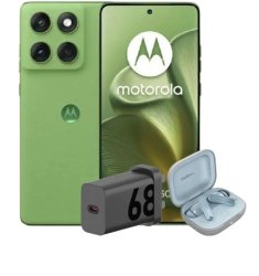 Motorola Moto Edge 60 5G Phone, 12+512GB DUAL SIM NFC - PANTONE Shamrock (green) + Gift Bundle