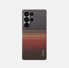 PITAKA S25 Ultra Tactile Woven Case - SUNSET