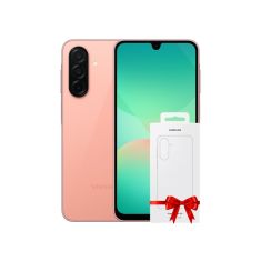 Samsung Galaxy A26 5G 6GB RAM 128GB - Peach Pink + Samsung Clear Case