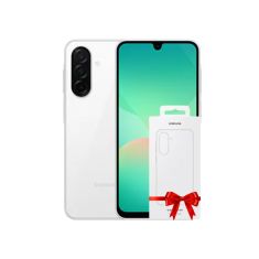 Samsung Galaxy A26 5G 6GB RAM 128GB - White +  Samsung Clear Case
