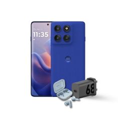 Motorola Moto Edge 60 Pro 5G Phone, 12+512GB DUAL SIM NFC - PANTONE Dazzling Blue (blue)