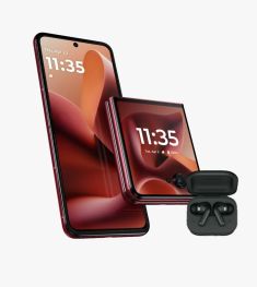Motorola Moto Razr 60 ultra 5G Phone, 16+512GB DUAL SIM NFC - PANTONE Rio Red (red)