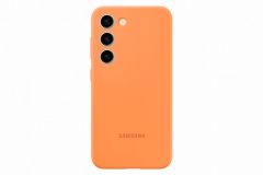 Samsung S23 Silicone Cover Orange