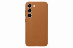Samsung s23 Leather cover Camel