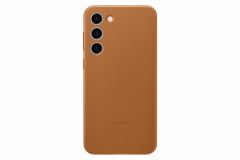 Samsung s23Plus Leather Cover Camel
