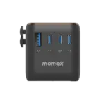 Momax 1-World 170W 4-Port Travel Adaptor - Desert Titanium - Image 4