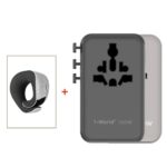 Momax 1-World² Universal 4-Port Travel GaN Charger 100W with Dual AC (Black)