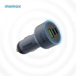 Momax ONEPLUG 100W 3-Port Car Charger ( Grey) - Image 4