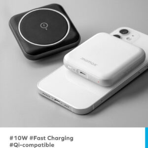 Momax Q.Mag Power2 Magnetic wireless battery pack 3500mAh (white) - Image 3