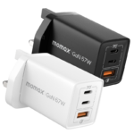 Momax ONEPLUG 67W 3-Port GaN Charger (White) - Image 2