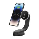 Momax Q.Mag Mount 5 15W magnetic wireless charging car mount (Black) - Image 2