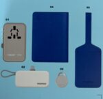MOMAX TRAVEL SET (Travel Adapter 70W With Cable Built in Type-C +Type-C + 3-in 1 Mini Battery Pack + Pinpop + Passport Cover)