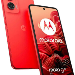 Motorola Moto G35 Phone 5G DUAL SIM NFC ,128GB 8GB RAM 6.72-inch - Guava Red - Image 1