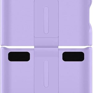 Samsung Galaxy Flip 4 Silicone Cover with Ring Lavender - Image 4