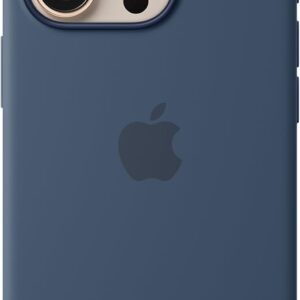 Apple iPhone 16 Pro Silicone Case with MagSafe / Denim - Image 1